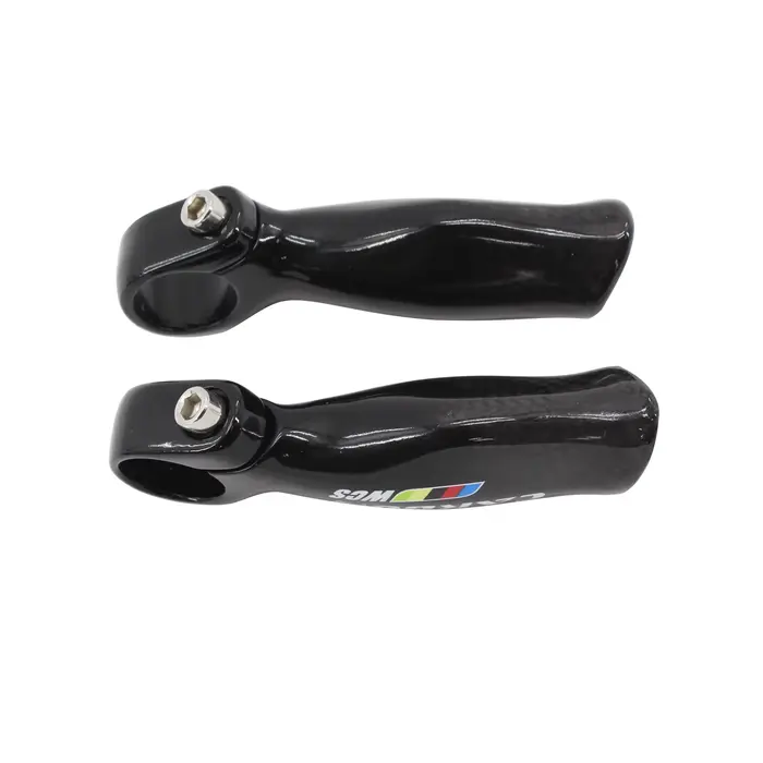 Nouveau Design ergonomique VTT 3K extrémités de barre en Fiber de carbone petit guidon auxiliaire