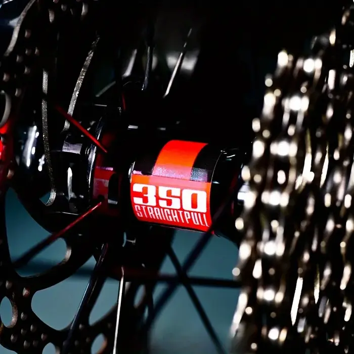 Autocollant de moyeu de roue de vélo en vinyle imperméable