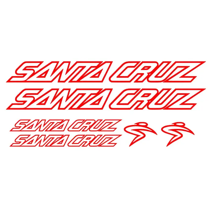 pour ensemble d'autocollants/autocollants de vélo Santa Cruz