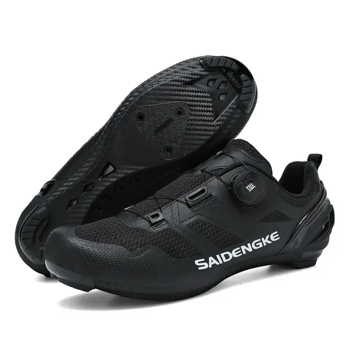 Chaussures de cyclisme sur route pour hommes et femmes, antidérapantes, avec crampons, chaussures de
