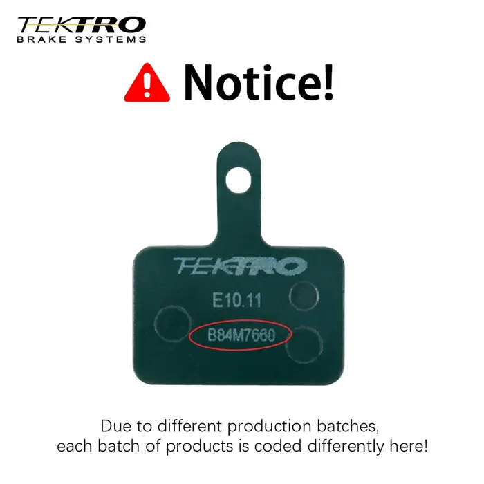 TEKTRO E10.11 plaquettes de frein à disque pour vtt vélo de route résistant à la chaleur VTT plaquet