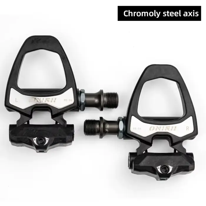 ONIRII PD-06 Vélo De Route Carbone Pédales De Verrouillage Vélo éventuelles D Autobloquant En Acier/
