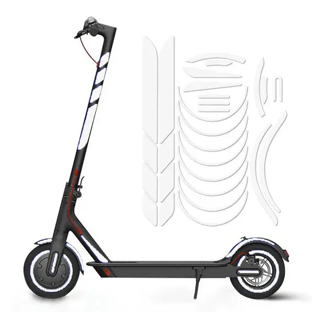 1 ensemble d'autocollants réfléchissants pour roues
