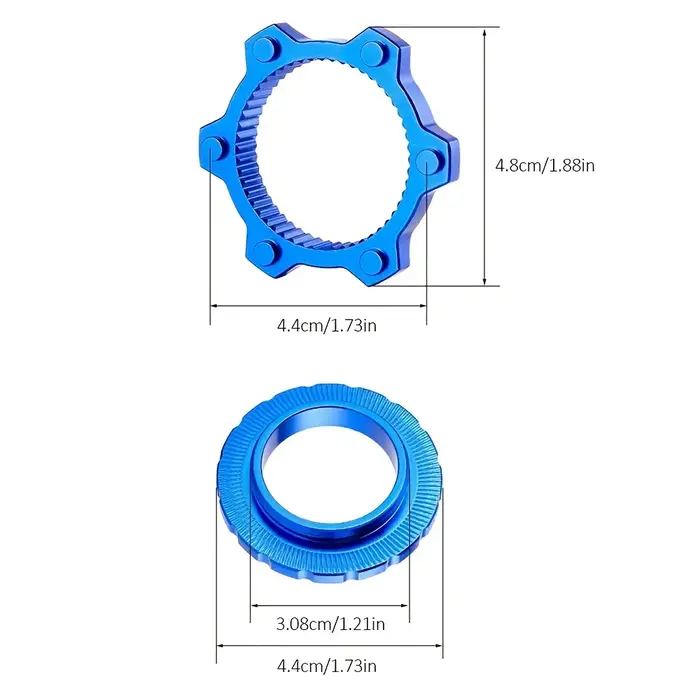 Adaptateur de moyeu de vélo à 6 trous