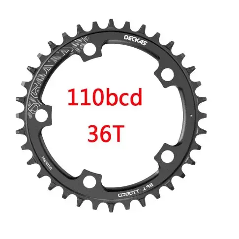 Deckas 110/5 BCD 110BCD vélo de route plateau large étroit 36T-58T roue à chaîne