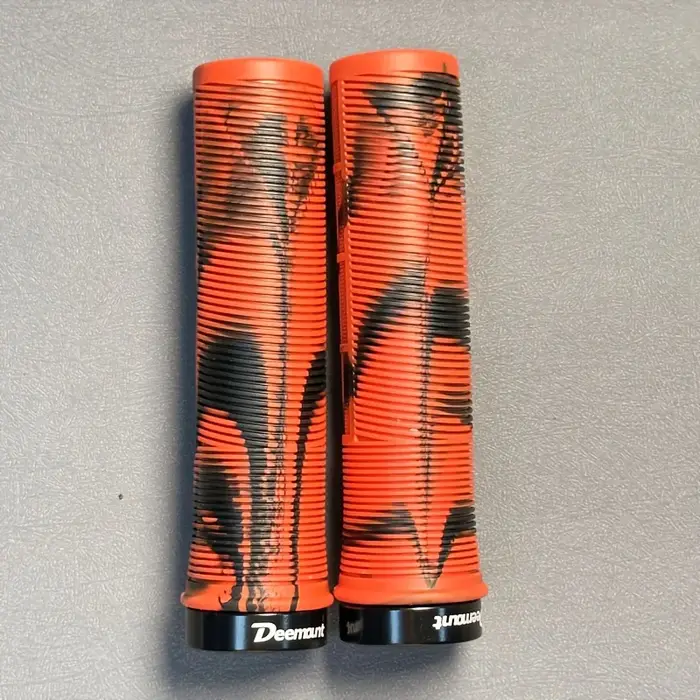Poignées de vélo EVA, poignées de cyclisme absorbant les chocs avec design ergonomique, motif bleu t