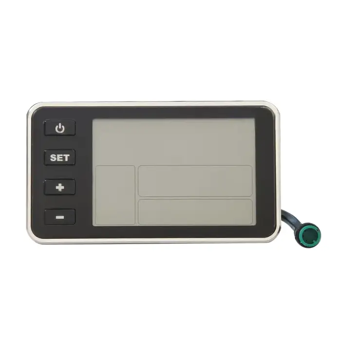 Écran d'affichage LCD pour vélo électrique, contrôleur de vitesse C500B UART/CAN 36V 48V pour vtt, a