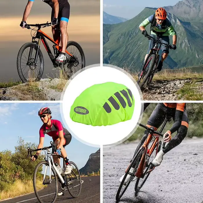 Housse de protection contre la pluie pour casque de vélo