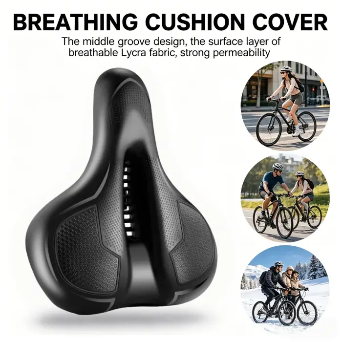 Selle de vélo de montagne robuste et confortable