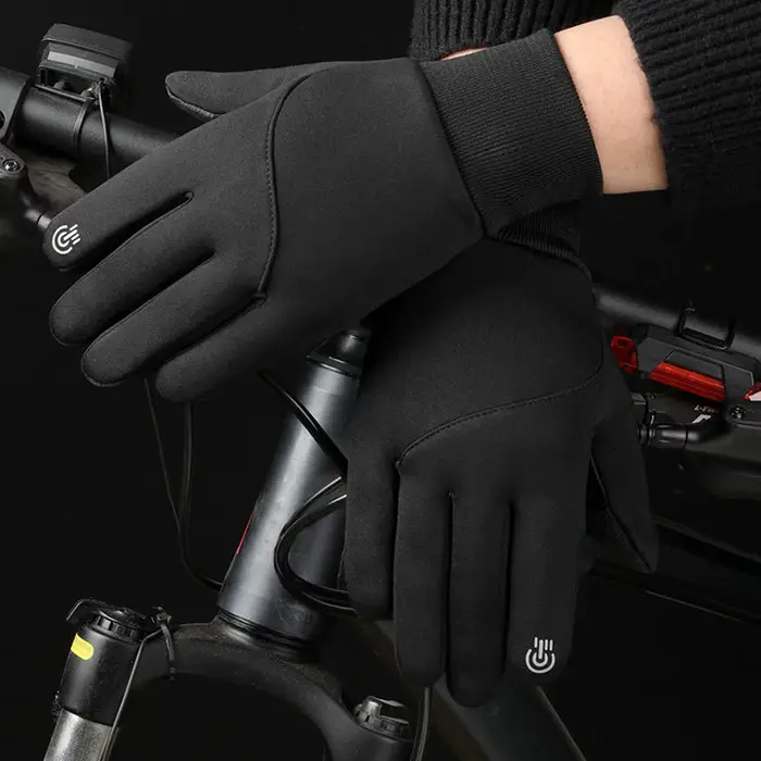 Gants chauffants chauds d'hiver pour cyclisme
