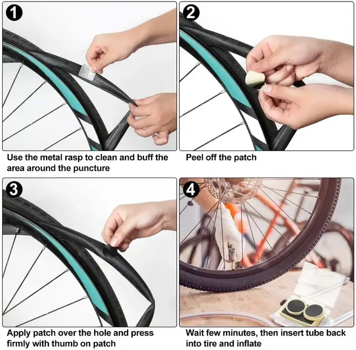 Kit d'outils de réparation de pneus de vélo