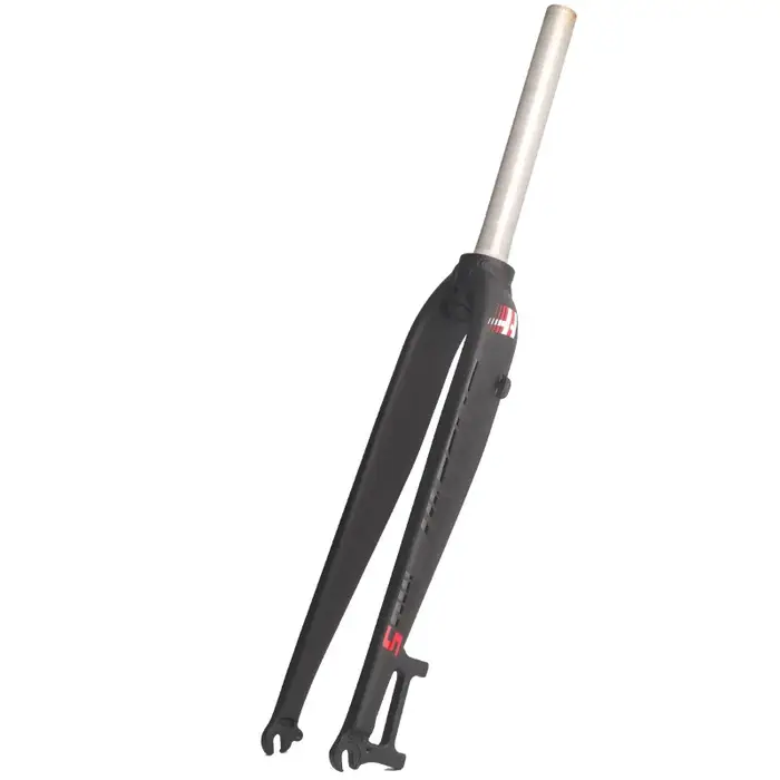 HASSNS fourche de vélo rigide fourche de vélo 26/27.5/29 pouces fourche de VTT en alliage d'aluminiu