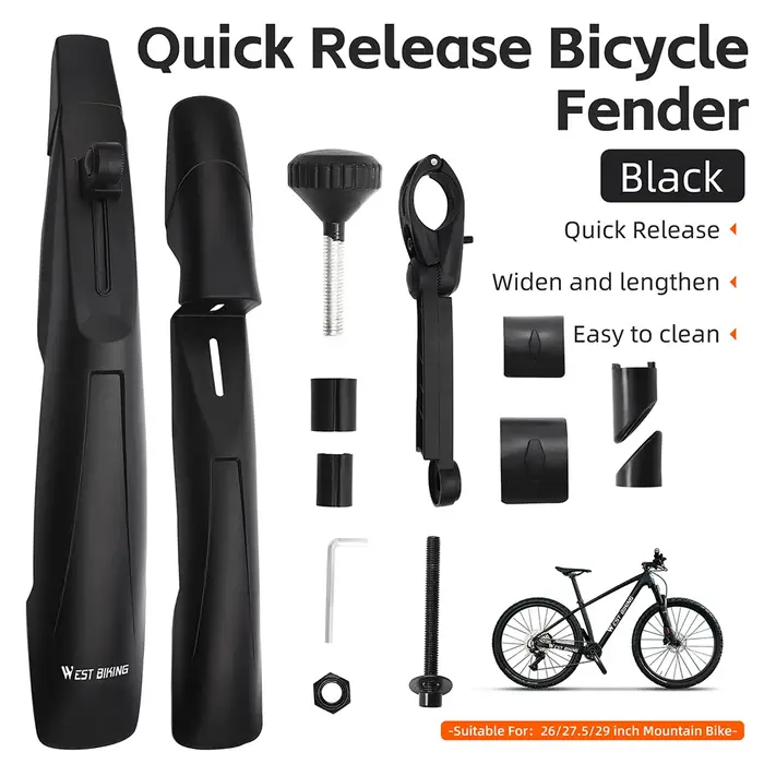 WEST BIKING-Garde-boue avant et arrière pour vélo
