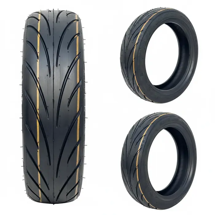 Pneu tubeless 10X2.125 55/80-6.6 pour trottinettes électriques Navee V25i Pro