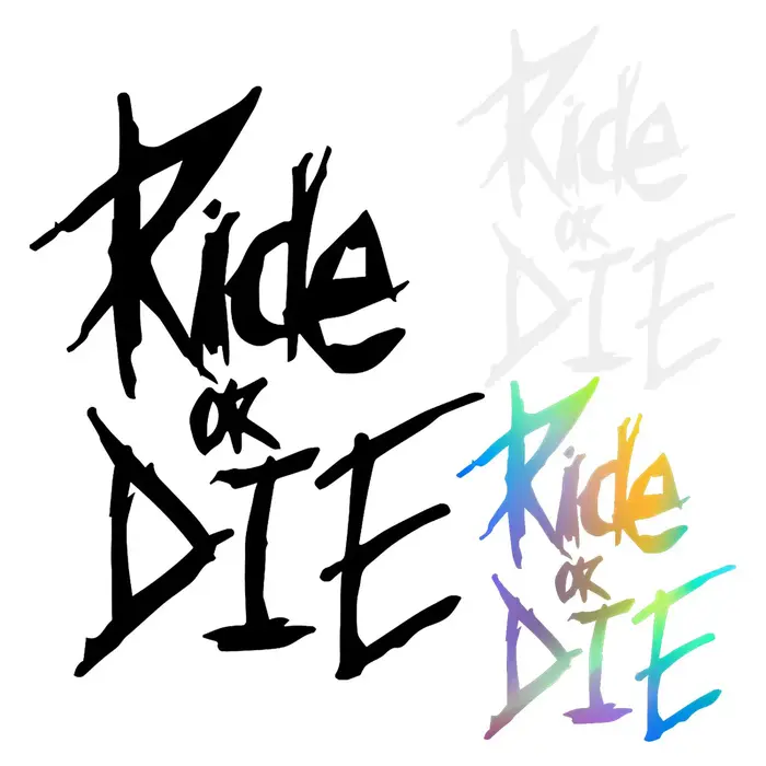 Autocollants pour cadre de vélo Ride Or Die