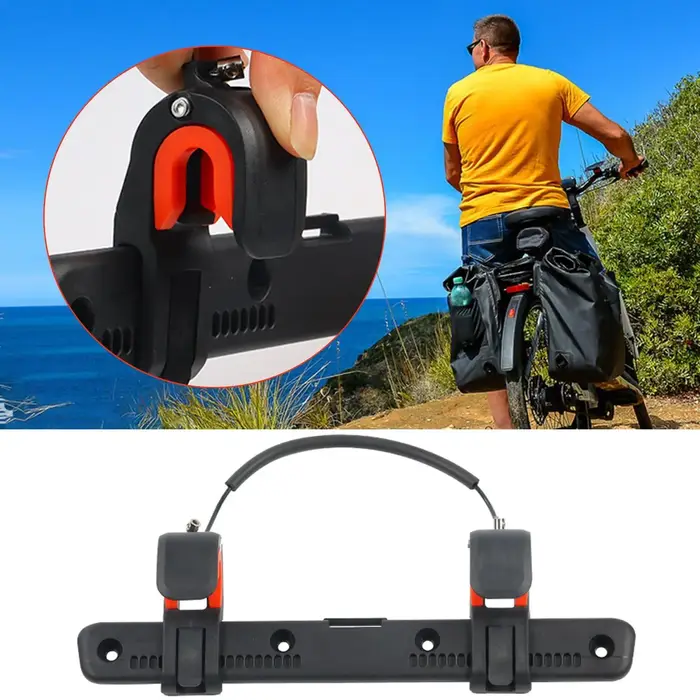 Clip de fixation réglable pour sacoche de vélo