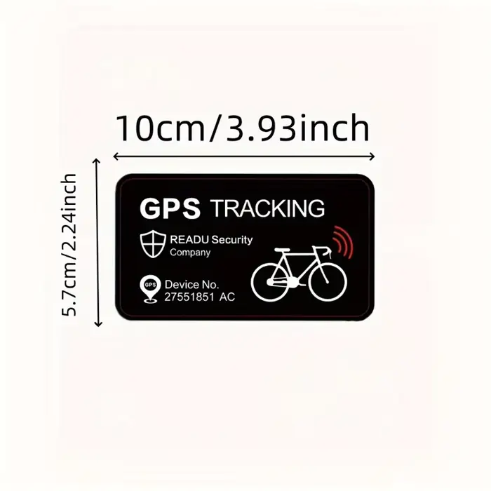 1 ensemble d'autocollants GPS pour vélo