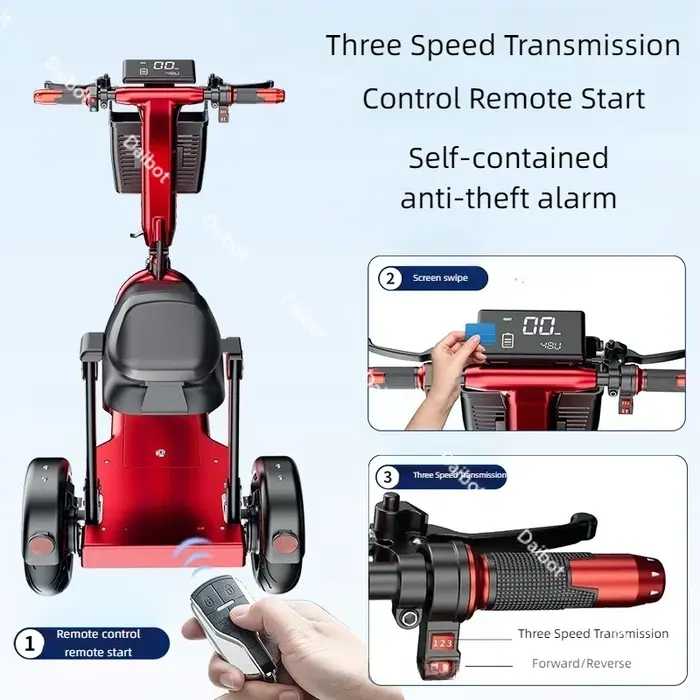 Tricycle électrique Parent enfant