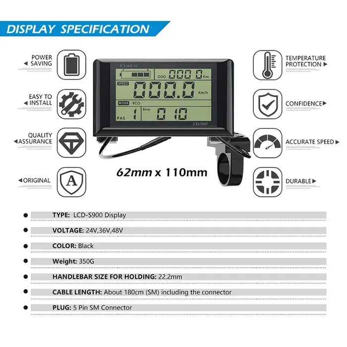 Kit de vélo électrique puissant 2000W 3000W avec moteur sans engrenage