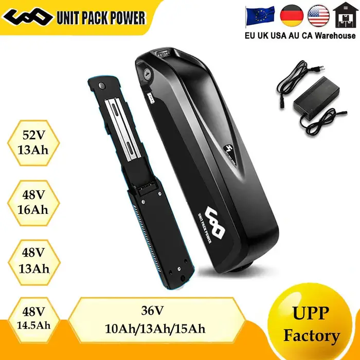 Hailong – batterie 36/48/52V pour vélo électrique, pour moteur Bafang 250/350/500/750/1000W