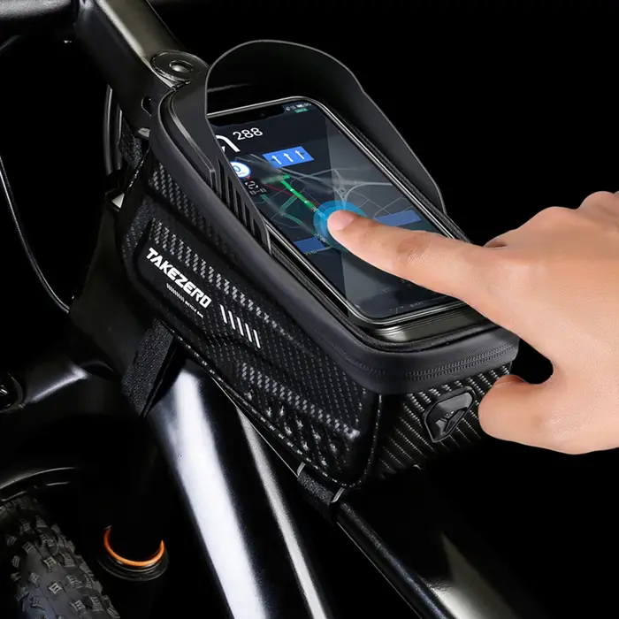 Sac de vélo étanche à écran tactile