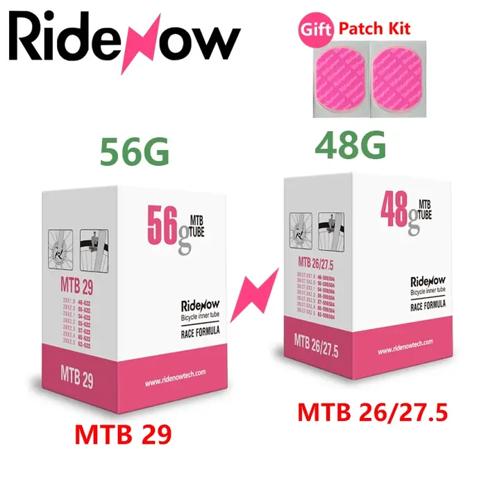 Chambre à air ultralégère RideNow en TPU pour VTT 29 pouces