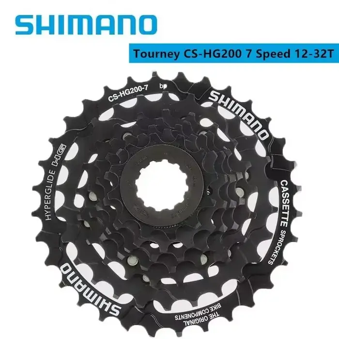 Shimano Tourney HG200 7s 12-28T/12-32T 8s 12-32T Cassette CS-HG200-7 / CS-HG200-8 pour VTT Vélo D'or