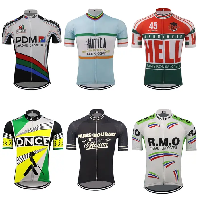 Maillot de cyclisme classique pour hommes