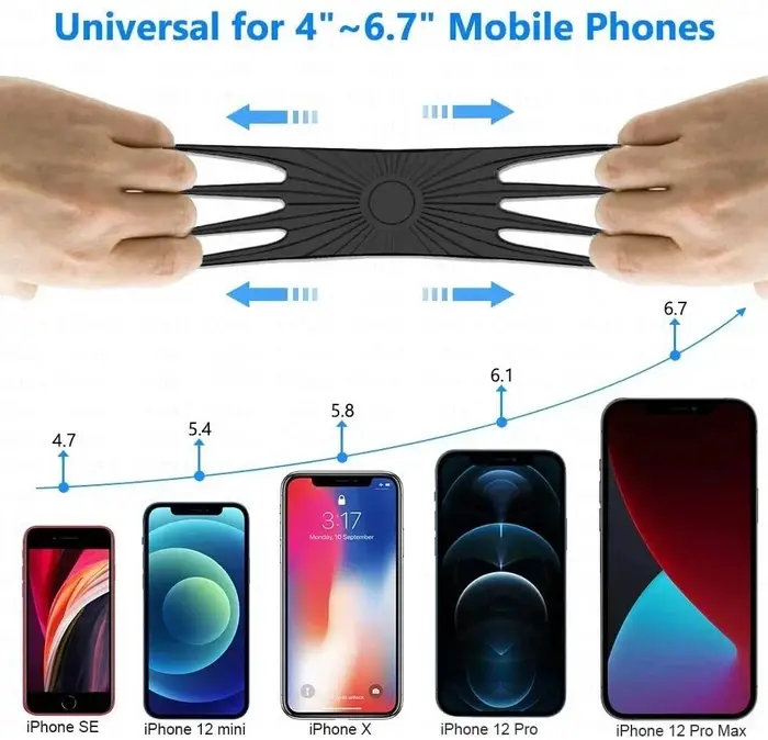 Support de téléphone pour vélo, support de téléphone portable pour moto, support pour iPhone, Samsung, Xiaomi, GSM, Houder Fiets