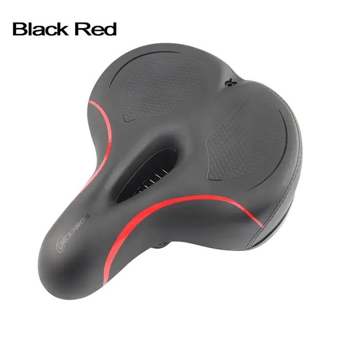 DRCKHROS Selle de vélo confortable à double absorption des chocs