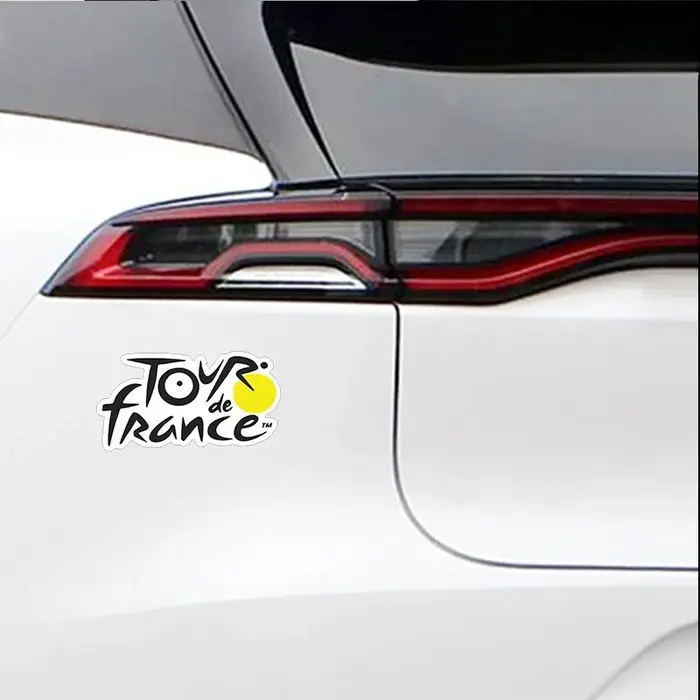 Autocollant logo Tour de France pour vélo de route et VTT, imperméable, casque personnalisé