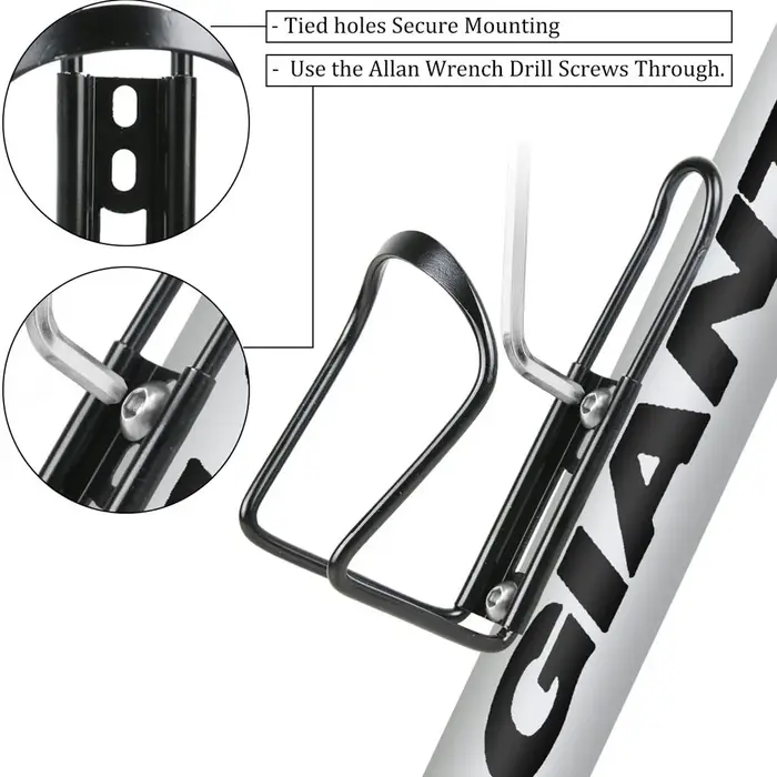 Porte-bouteille d'eau en alliage d'aluminium, porte-bouteille d'eau pour vélo de montagne, sac à main adapté aux vélos de route et de montagne