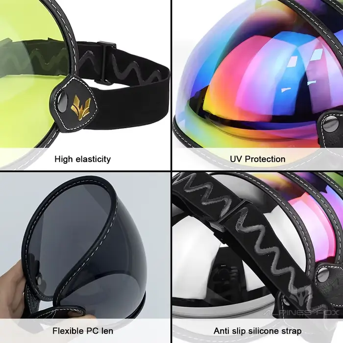 Lentille de visière de casque de moto universelle
