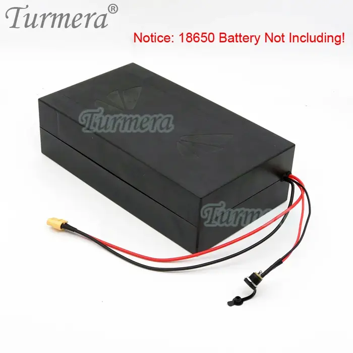 Turmera 13S 48V 52V boîtier de batterie de vélo électrique 13S6P 18650 support avec soudage Nickel 30A BMS pour