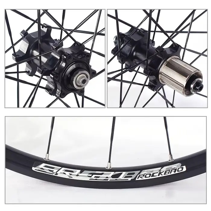 Roue de vélo de montagne en alliage d'aluminium TAOKAS pour frein à disque 26 27,5 29 pouces avec rayons en acier et finition anode colorée pour VTT