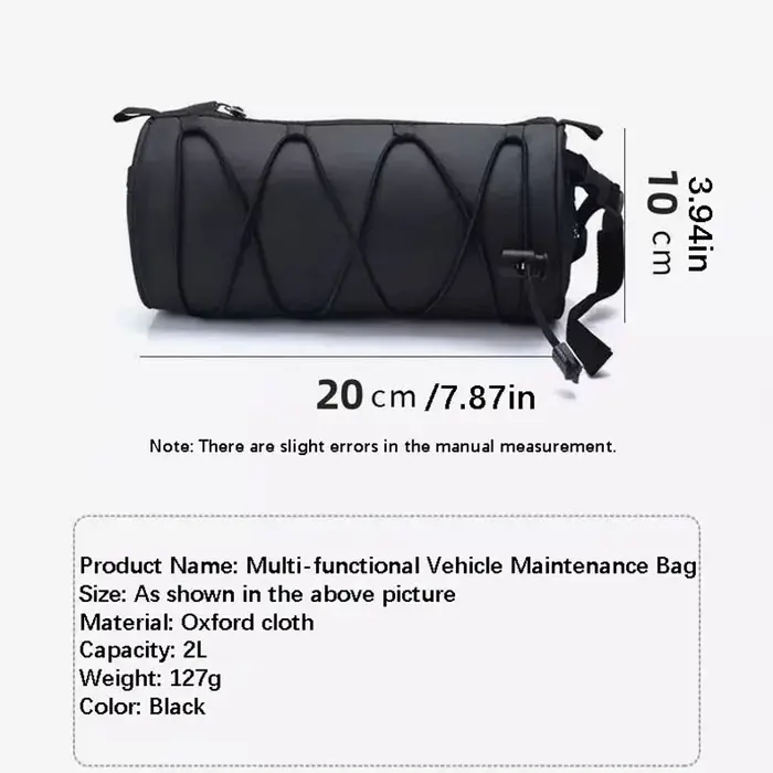 Sacoche de vélo multifonctionnelle portable pour cadre avant