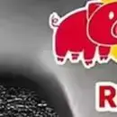 Autocollants décoratifs cochon rouge imperméables pour tube de tête de vélo moto électrique et casque personnalisable en plusieurs couleurs