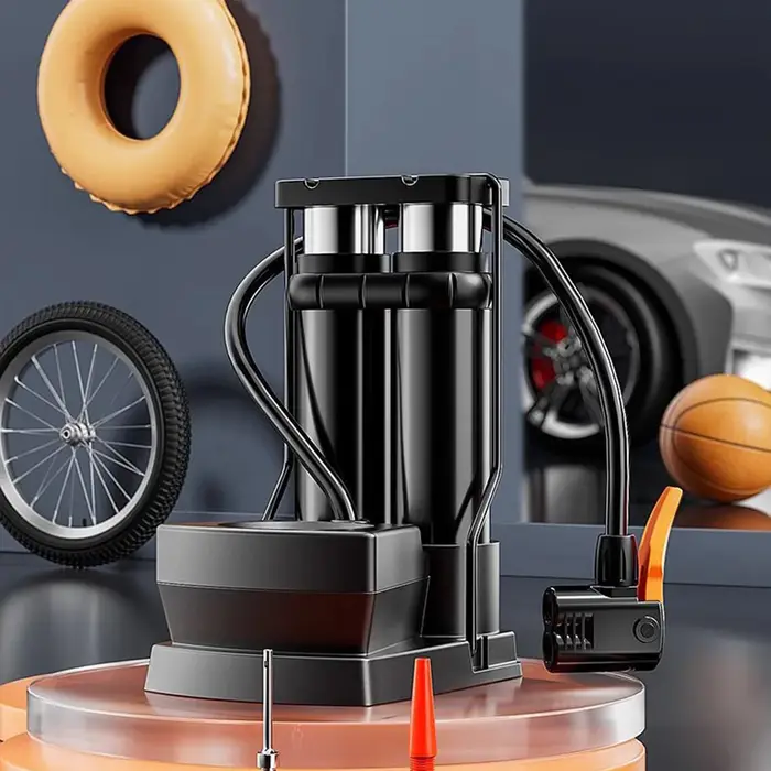 Pompe à pied pour vélo moto
