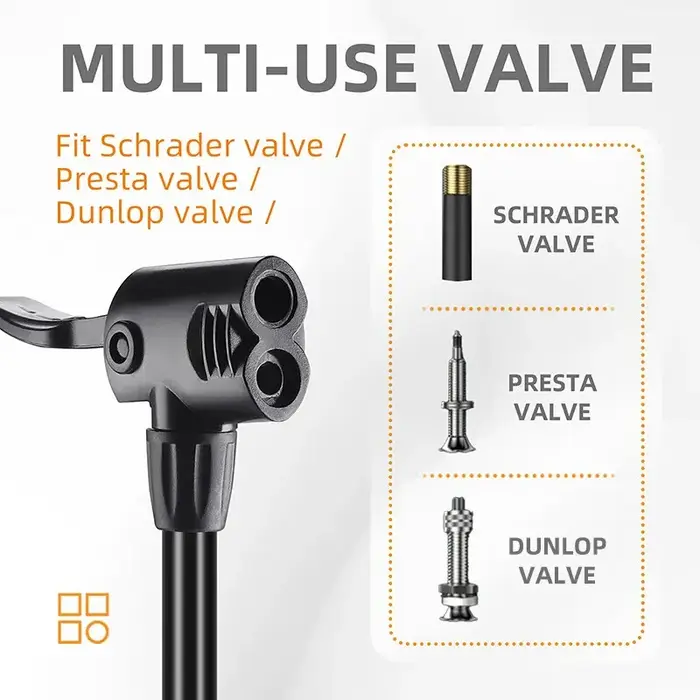 WEST BIKING – pompe à vélo Portable en acier inoxydable, 160psi, gonfleur à Valve Schrader Presta, a