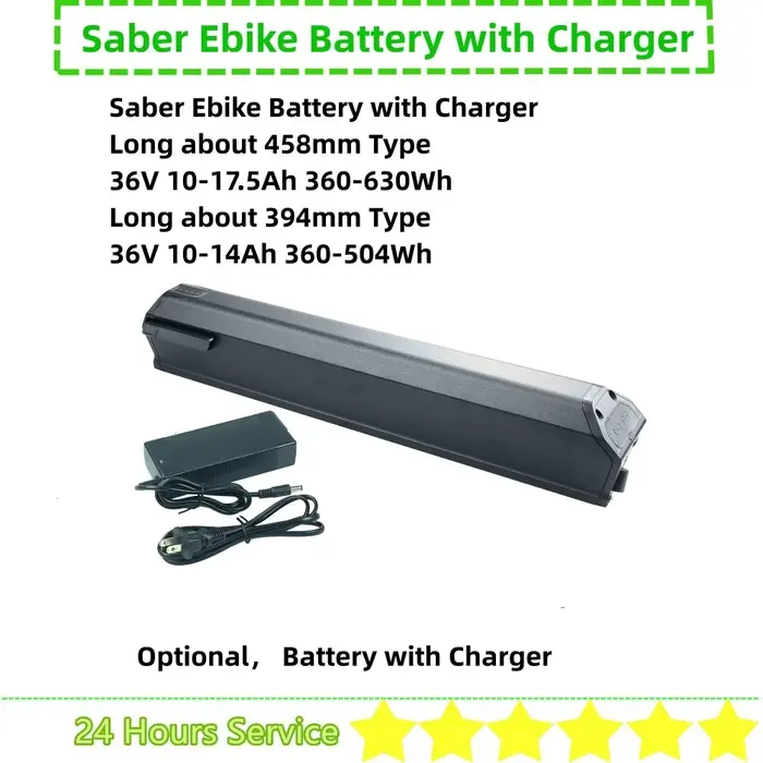 Nakamura E-Summit 710 E-bike Battery 36V 8.8Ah 10Ah 10.4Ah 14Ah 17.5Ah Saber Starter for Version 1 Freedom Fatty