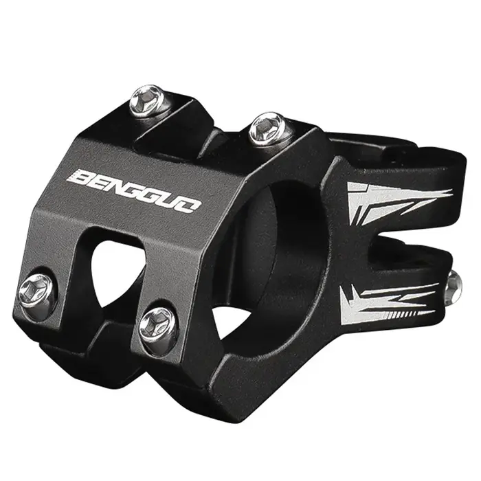 Tige de guidon de vélo de montagne 31,8 mm en alliage d'aluminium, tige courte pour la plupart des v