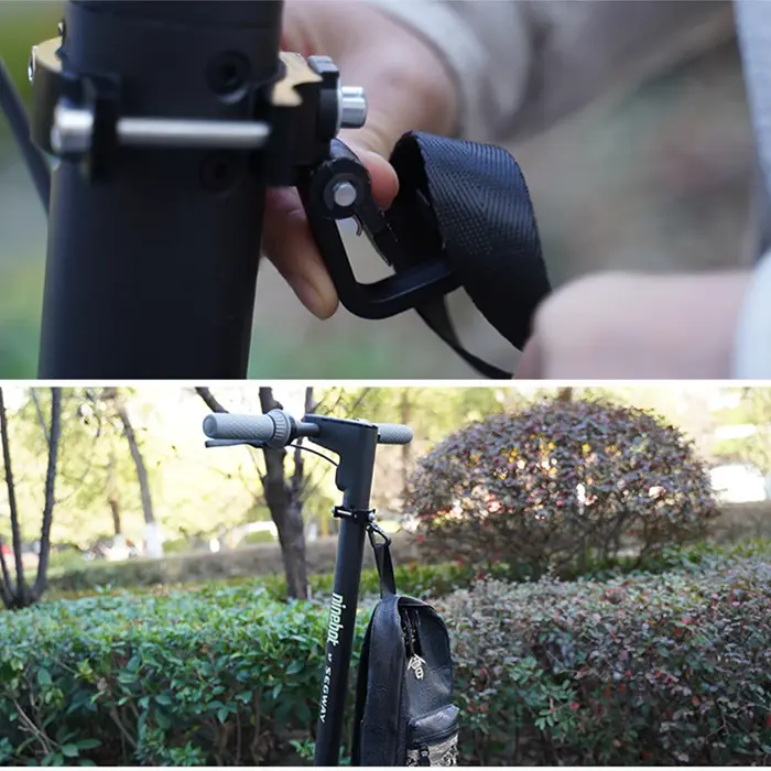 Crochet de sac suspendu en alliage d'aluminium pour Scooter électrique NINEBOT MAX G30, crochet de G