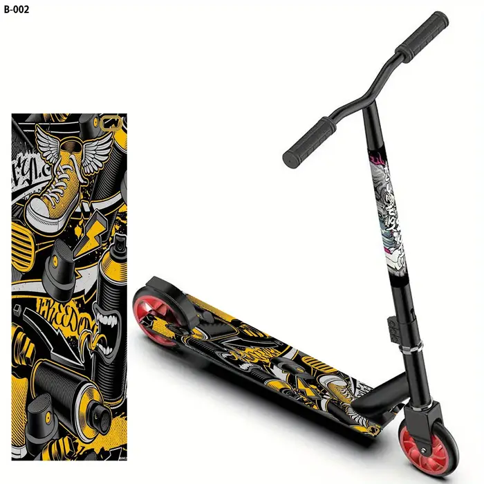 1 grand autocollant tendance pour scooter