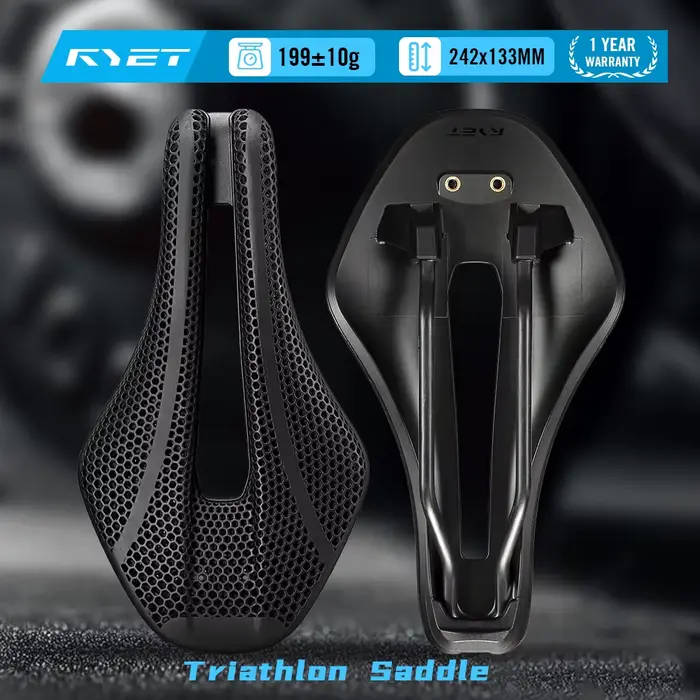 Selle de Triathlon RYET TT01 3D VCM à Nez Court