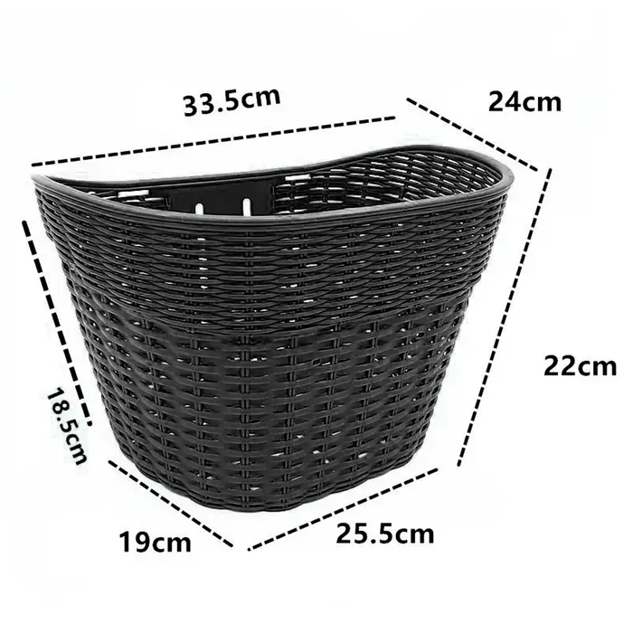 Panier de rangement de vélo avant Portable
