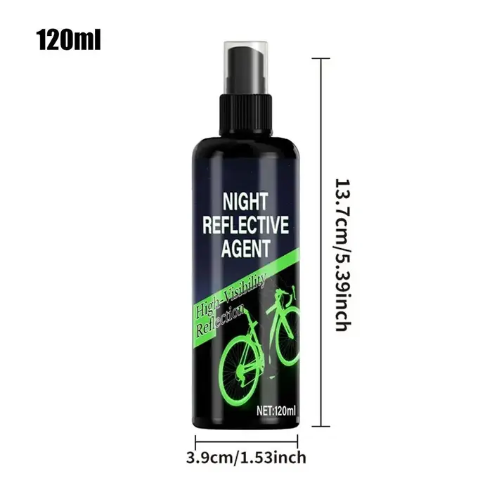 Peinture réfléchissante imperméable pour extérieur, spray de marquage fluorescent pour vélo, peintur