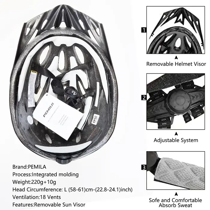 Casque de vélo de marque