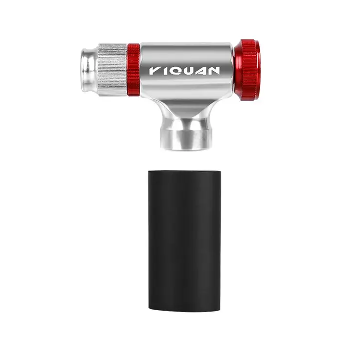 CO2 vélo pneu gonfleur CO2 pompes gonfleur tête en alliage d'aluminium vélo pneu pompe outil Mini vé