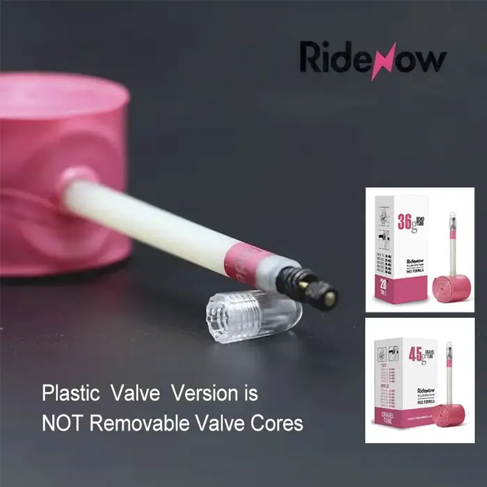 700c Tpu chambre à air 700Cx18-32C/32-47C vélo de gravier de route Valve en plastique et noyau