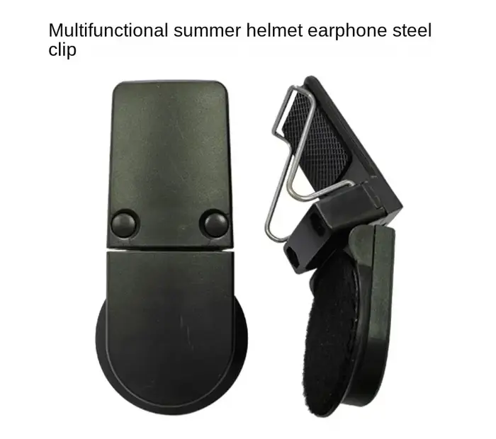 Pince de fixation pour casque de vélo électrique, pince de fixation pour casque d'été, Clip en acier